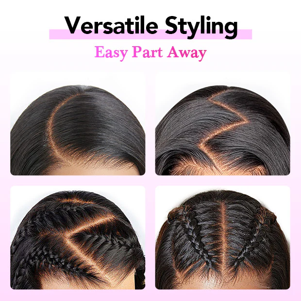 Vshow 360 Invisi Lace Wigs Burmese Curly Hair Wear Go Glueless Human Hair Wigs With Adjustable Strips - Image 8