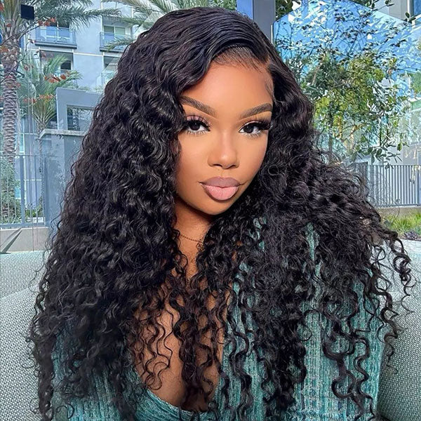VSHOW Water Wave Mini Bleached Knots Wear Go Wigs 7x5 Larger HD Lace Wigs For Women - Image 7