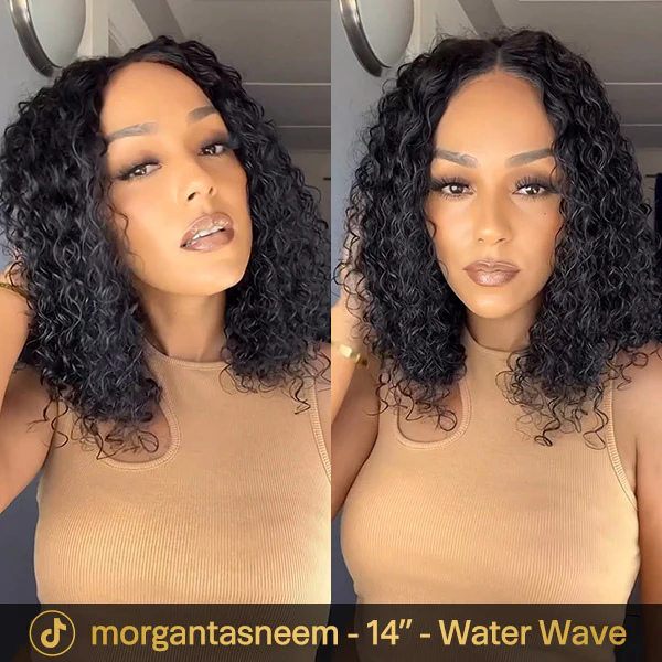 VSHOW Bleached Knots Wear Go Wig Water Wave Hair 10x6 Glueless Swiss HD Lace Wigs - Image 4