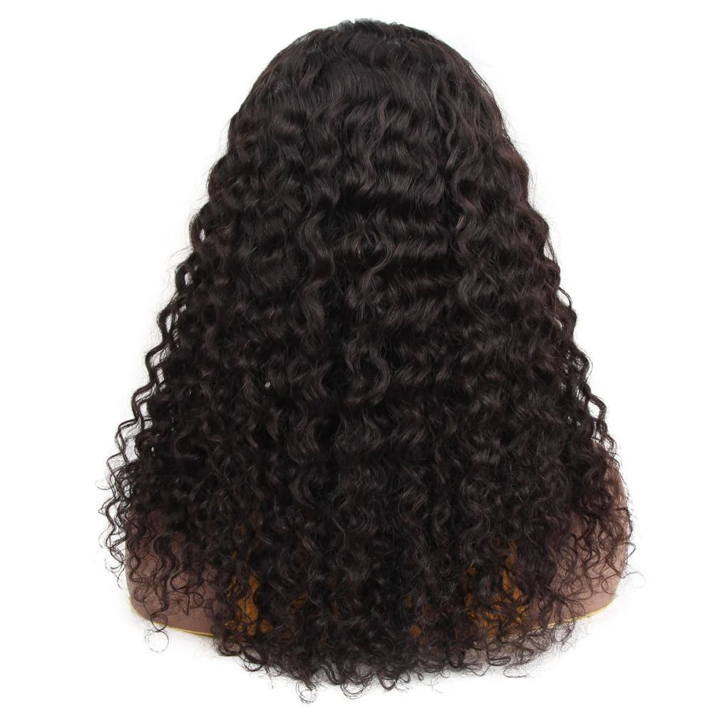 VSHOW Water Wave Human Hair U Part Wigs 180% Density Curly Hair Wigs For Beginner - Image 7