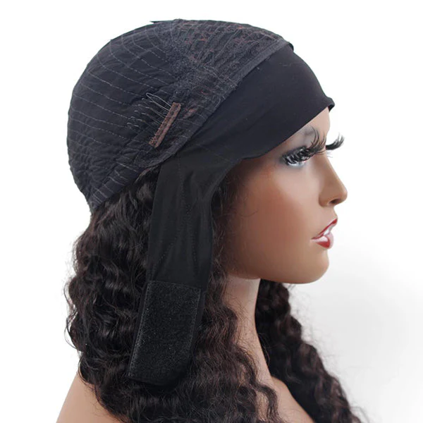 VSHOW HAIR 250% Density Water Wave Headband Wig Scarf Wig No Gel Glueless Curly Human Hair Wigs - Image 8